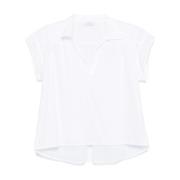 Elegante witte blouse voor vrouwen Peserico , White , Dames