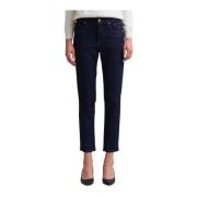 Jaqueline - 5-pocket slim fit broek Jeckerson , Blue , Dames