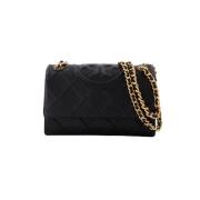 Leather shoulder-bags Tory Burch , Black , Dames