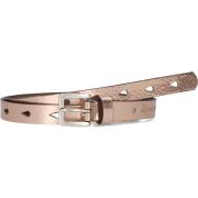 Roségouden Leren Riem Legend , Pink , Dames