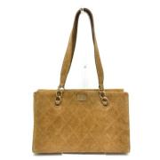 Pre-owned Suede chanel-bags Chanel Vintage , Brown , Dames