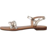 Stijlvolle platte sandalen voor vrouwen Geox , Brown , Dames