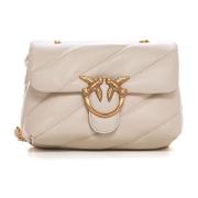 Love Puff clutch bag Pinko , White , Dames