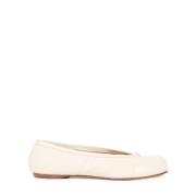 Witte Slip-On Tabi Platte Schoenen Maison Margiela , White , Dames