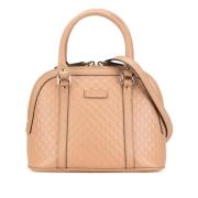 Pre-owned Leather gucci-bags Gucci Vintage , Brown , Dames