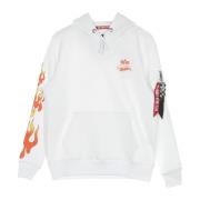 Flame Hoody X Hot Wheels Alpha Industries , White , Heren