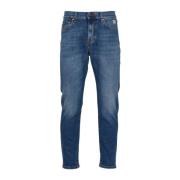 Denim Wortel Fit Jeans Roy Roger's , Blue , Heren