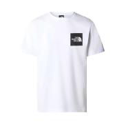 Fijne Witte T-shirt The North Face , White , Heren