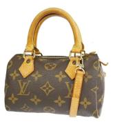 Pre-owned Canvas louis-vuitton-bags Louis Vuitton Vintage , Brown , Da...