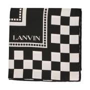 Zwarte Sjaals - Stijlvolle Collectie Lanvin , Black , Dames