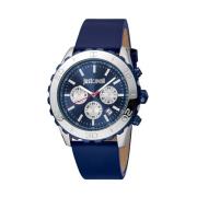 Zilveren Herenhorloge Klassiek Elegant Just Cavalli , Gray , Heren