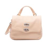 Roze Twist-Lock Opvouwbare Tas Zanellato , Pink , Dames