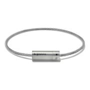 Gegraveerde Kabelarmband 9g Le Gramme , Gray , Unisex