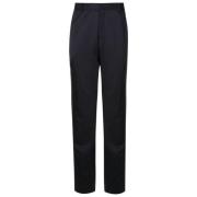 Slim Blauwe Wollen Broek met Persvouw Hugo Boss , Blue , Heren