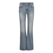 Roze & Paarse Bootcut Jeans Alexander McQueen , Blue , Dames