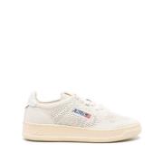 Gebreide Logo Sneakers Autry , White , Heren