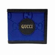 Pre-owned Leather wallets Gucci Vintage , Blue , Dames