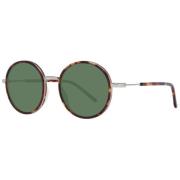 Bruine Herenzonnebril Ronde Stijl Scotch & Soda , Brown , Heren