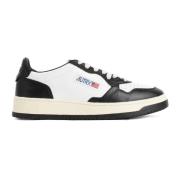 Medalist Bicolor Leren Sneakers Autry , Black , Heren