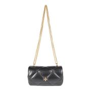 Diamanten Mini Flap Tas Tory Burch , Black , Dames