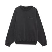 Jaci Lyrics Oversized Sweatshirt Anine Bing , Black , Dames