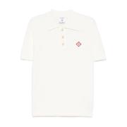 Witte Polo Shirts en Polos Casablanca , White , Heren