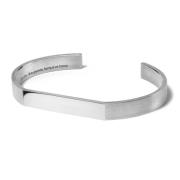 Platte Lint Armband 21g Le Gramme , Gray , Unisex