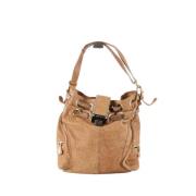 Pre-owned Leather shoulder-bags Jimmy Choo Pre-owned , Brown , Dames