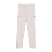 Beige Broek met Verborgen Sluiting Brunello Cucinelli , Beige , Heren