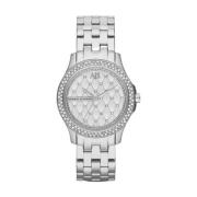 Zilveren Damesmode Quartz Horloge Armani Exchange , Gray , Dames