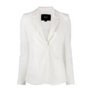 Witte Jas Buitenkleding Dameskleding Seventy , White , Dames