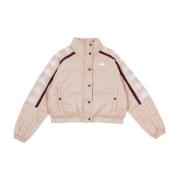 Roze Violet Wit Kort Jack Vrouwen Kappa , Beige , Dames