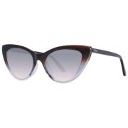 Bruine Vrouwen Cat Eye Zonnebril Guess , Brown , Dames