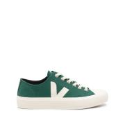 Donkergroene VLogo Sneakers Veja , Green , Heren