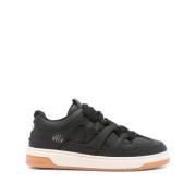 Sneakers Bully in zwart leer Represent , Black , Heren