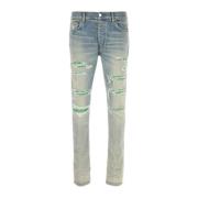 Stretch Denim Jeans Amiri , Blue , Heren