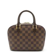 Pre-owned Canvas handbags Louis Vuitton Vintage , Brown , Dames