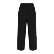 Wijde broek Y-3 , Black , Dames