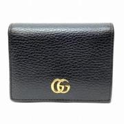 Pre-owned Leather wallets Gucci Vintage , Black , Dames