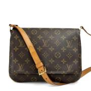 Pre-owned Canvas louis-vuitton-bags Louis Vuitton Vintage , Brown , Da...