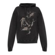 Hoodie Off White , Gray , Dames