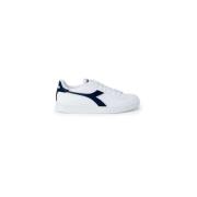 Casual leren sneakers met 3,5 cm hak Diadora , White , Heren