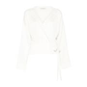 Ivoor Dameshemden Ss25 Philosophy di Lorenzo Serafini , White , Dames