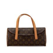 Pre-owned Canvas handbags Louis Vuitton Vintage , Brown , Dames