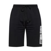 Zweetshorts Iceberg , Black , Heren