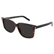 Havana Grey Zonnebril SL 599 Saint Laurent , Brown , Heren