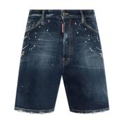 Shorts met stenen Dsquared2 , Blue , Heren