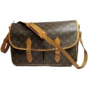 Pre-owned Canvas shoulder-bags Louis Vuitton Vintage , Brown , Dames