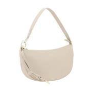 Stijlvolle leren hobo schoudertas Salvatore Ferragamo , Beige , Dames