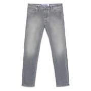 Bard Jeans met Japans stof Jacob Cohën , Gray , Heren